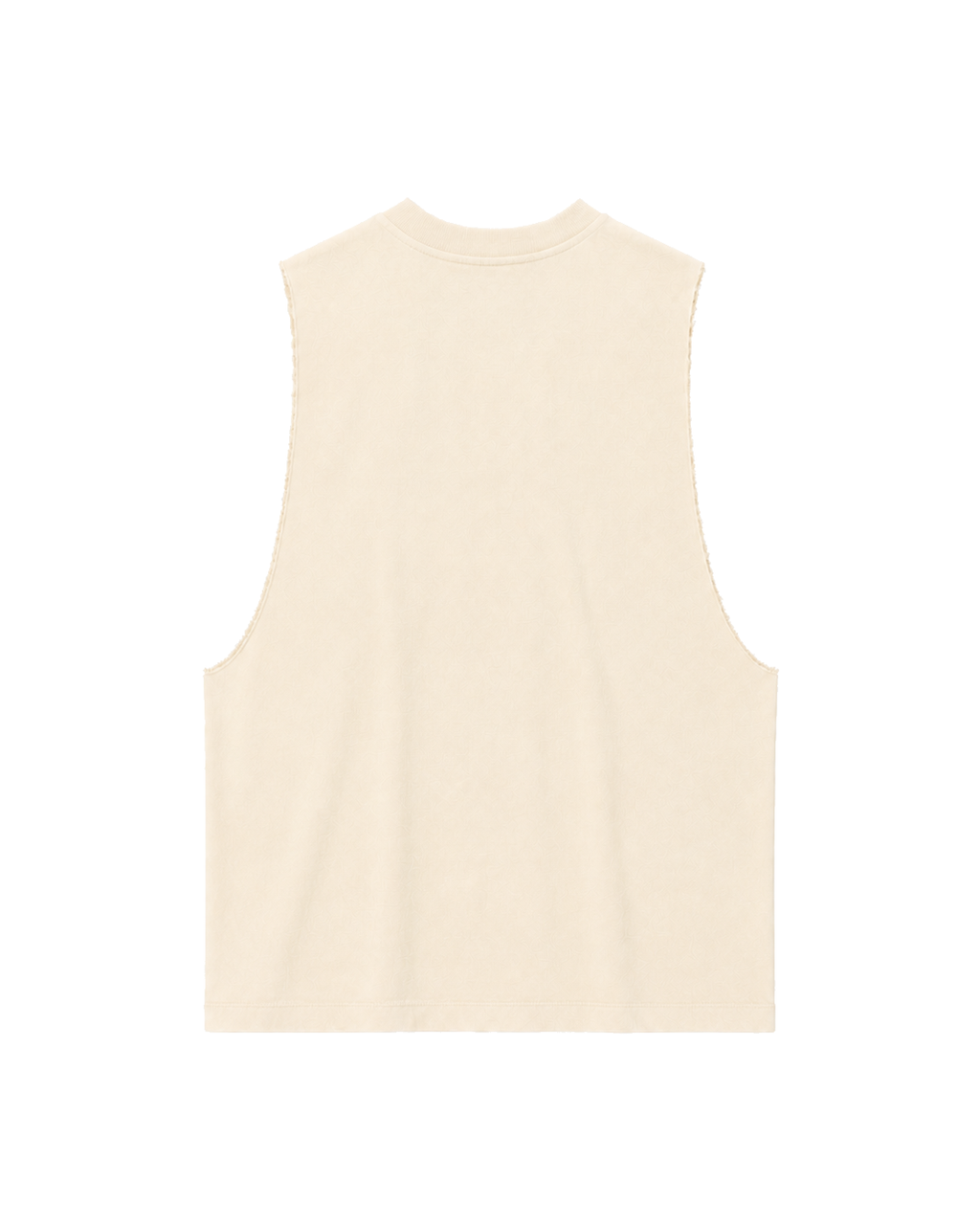 Oversized Drop-Armhole Tank - Cream