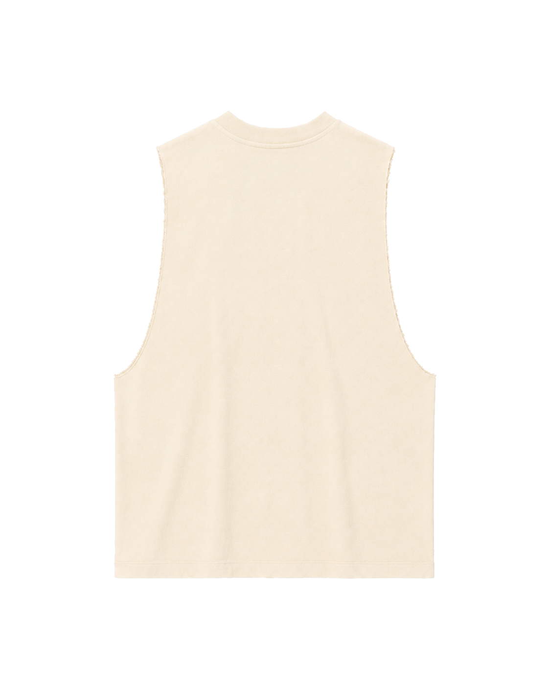 Oversized Drop-Armhole Tank - Cream