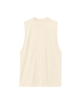 Oversized Drop-Armhole Tank - Cream