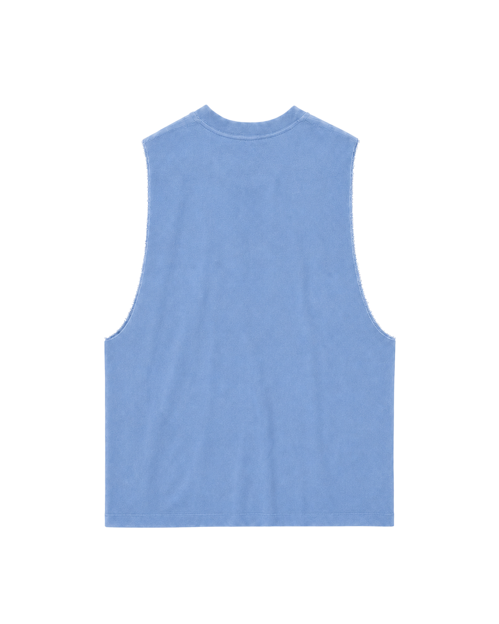 Oversized Drop-Armhole Tank - Medium Blue