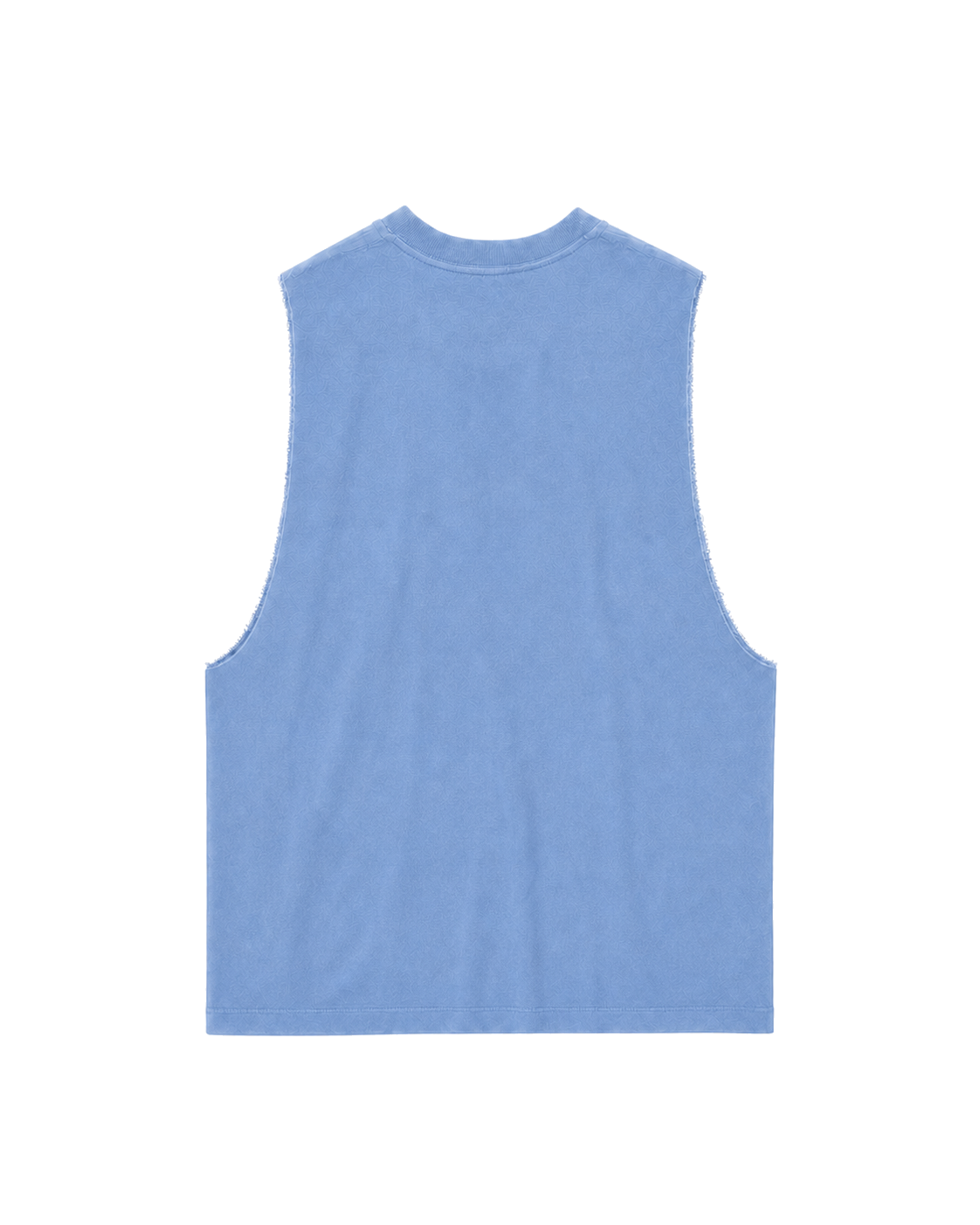 Oversized Drop-Armhole Tank - Medium Blue
