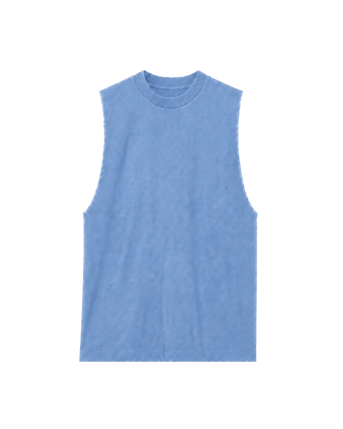 Oversized Drop-Armhole Tank - Medium Blue